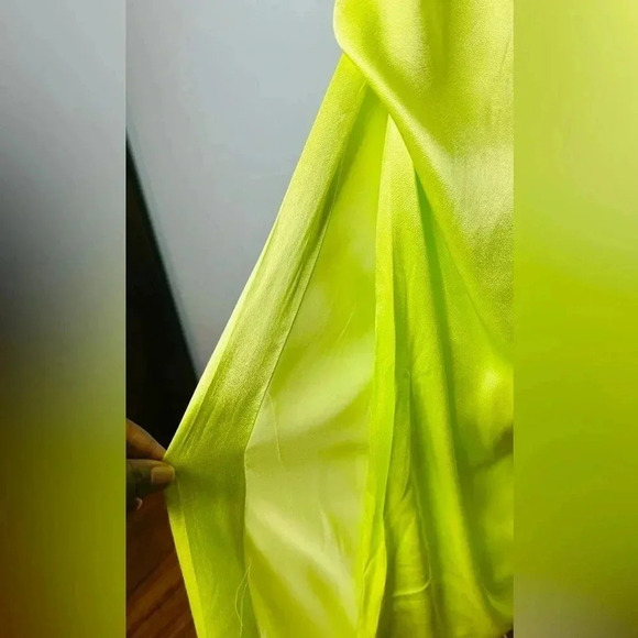 Bardot Lime Green Midi Dress - Picture 3 of 6